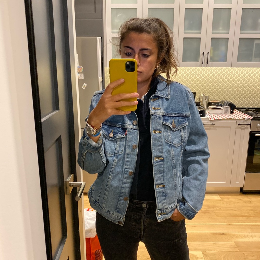 Light Blue Denim Jacket - Women's Classic Jean Coat